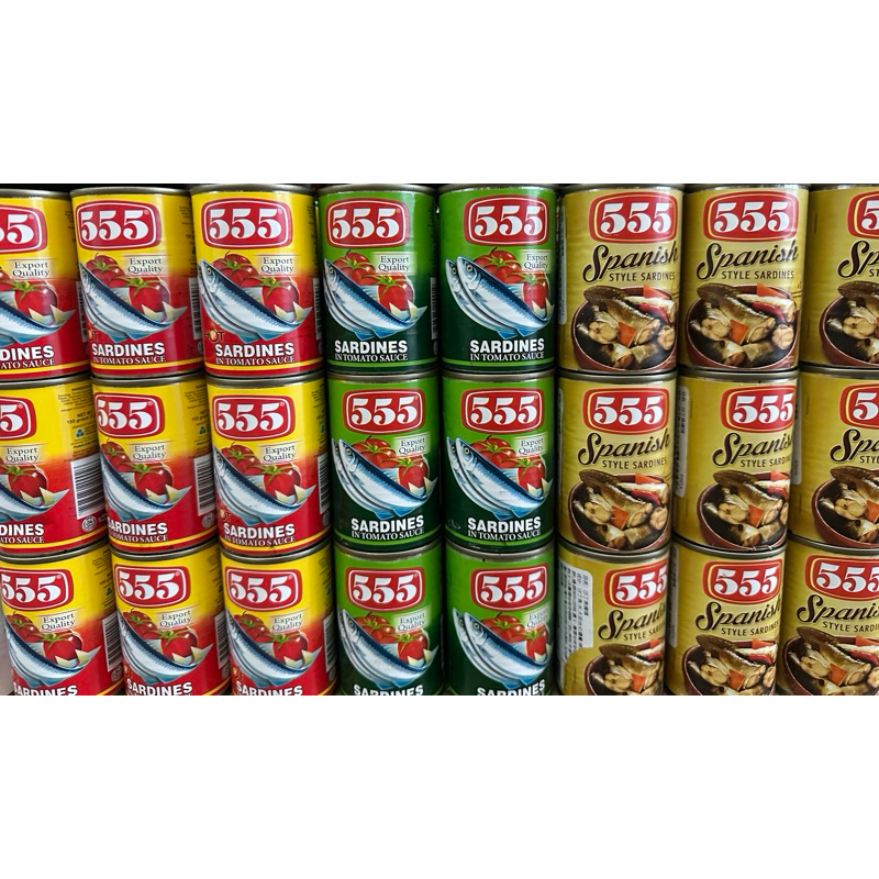 555 Sardines in Tomato Sauce / Hot / Spanish Style | 蝦皮購物