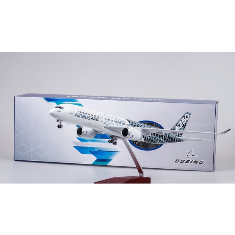 超大號✈✈ AIRBUS A350-XWB 1:142 碳纖維塗裝空中巴士350原型機飛機