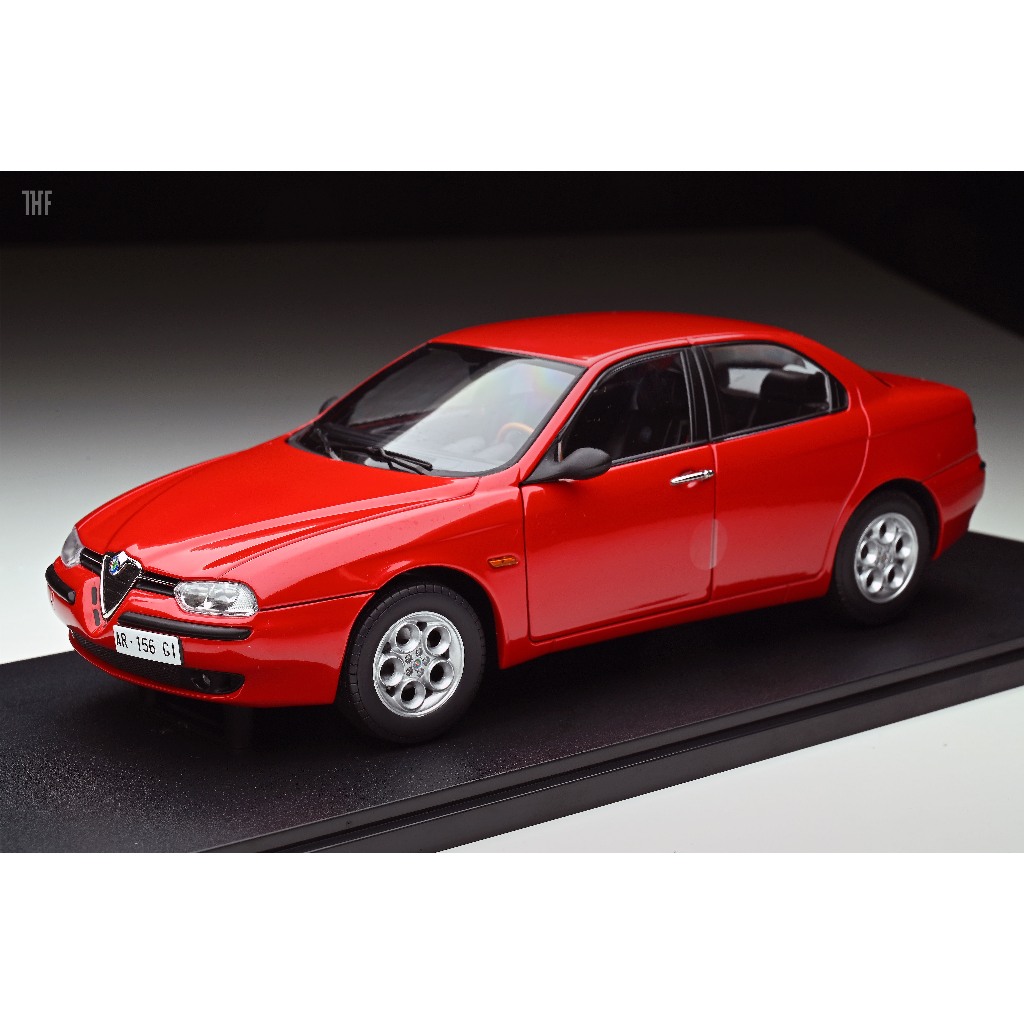 Mitica 1:18 Alfa Romeo 156 2.5 V6 24V Année De Construction 1997 Alfa Rouge Mitica200051 D
