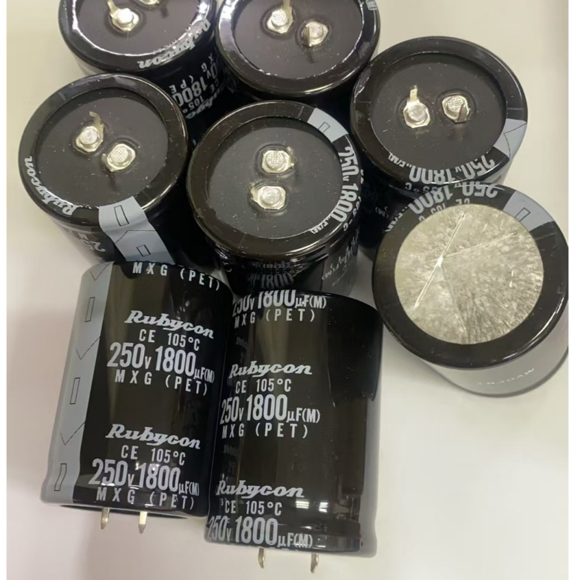 台灣現貨 RUBYCON 1800uF/250V 尺寸35X50mm 鋁質電解電容 牛角電容 (SNAP) | 蝦皮購物