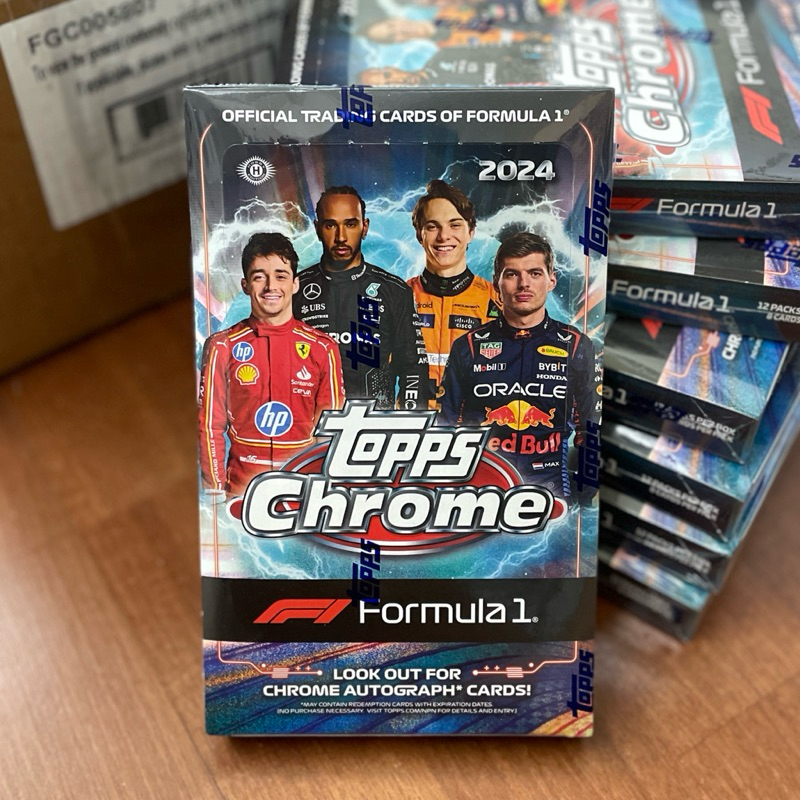 全新現貨 2024 Topps Chrome F1 Formula 1 Hobby Box 一級方程式 F1賽車卡盒 | 蝦皮購物