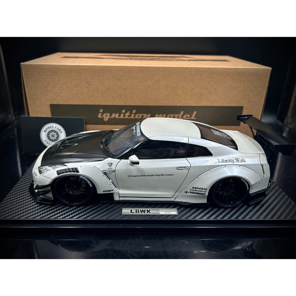 【收藏模人】Ignition Model Nissan GT-R R35 LBWK IG2342 1/18 1:18 | 蝦皮購物