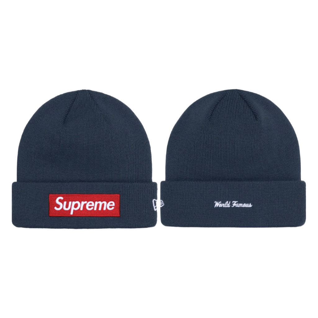 Supreme New Era Box Logo Beanie (FW24) Stone - FW24 - US