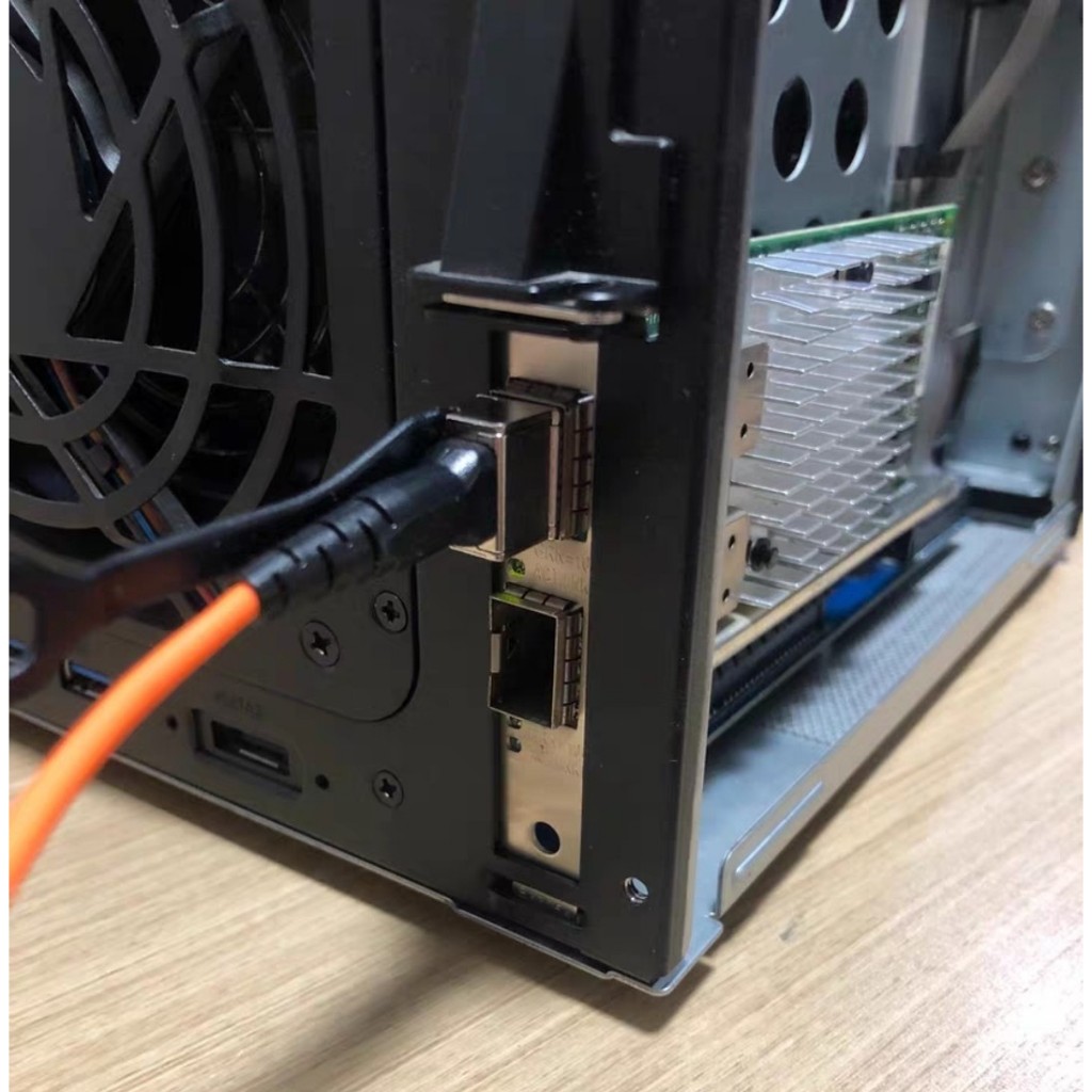 現貨]Intel X520-DA2 intel 82599ES晶片PCI-E X8 雙口萬兆光纖網卡群暉
