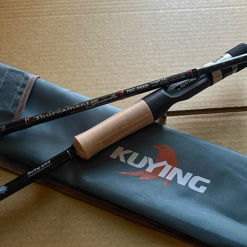 LUREER】 酷影KUYING 錦標賽TGC-59XH 一本半魚虎台灣特仕版全富士配件