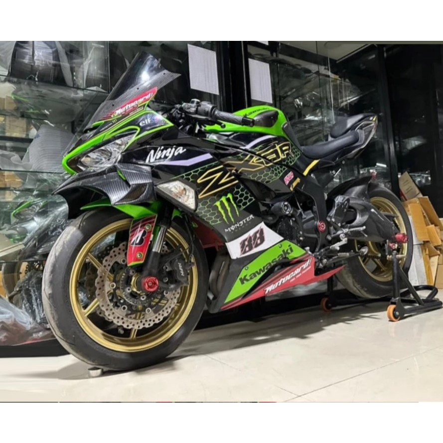 免運【VF】 ZX6R 定風翼造型翅膀ZX 6R 636 川崎ZX636 KAWASAKI GP大