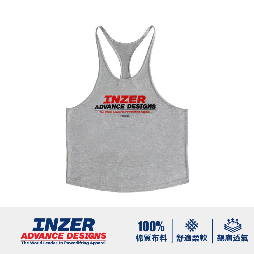 [INZER] 訓練背心 肌肉背心 健身吊嘎 Logo Tank Tops 運動背心 重訓 健美 | 蝦皮購物