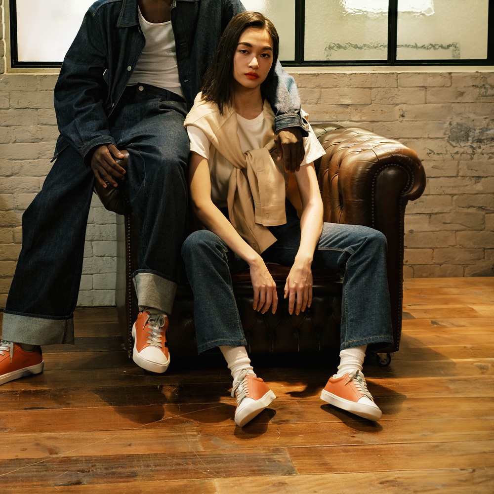 【Projext】防潑水職人手刷鞋 女款橘色 Scooter Two Orange Women | 蝦皮購物