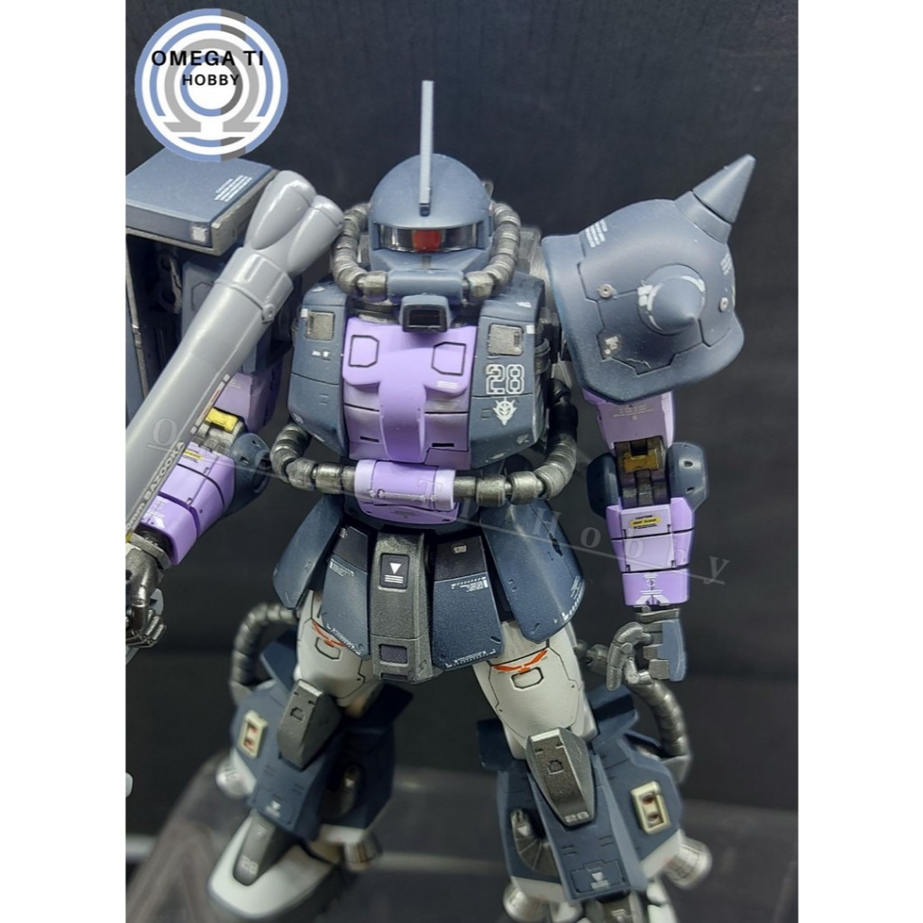 【奧米改 Omega Ti】RG 1/144 機動戰士鋼彈MSV 羅伯特薩克II改 黑色三連星 完成品 模型 噴塗 代工 | 蝦皮購物