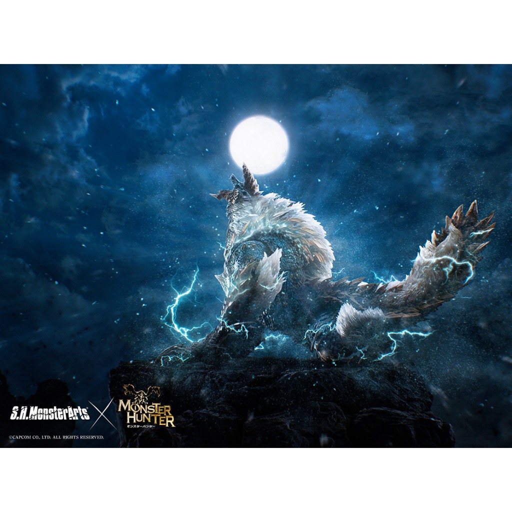 兩津[現貨] 萬代 S.H.M SHM 魔物獵人 雷狼龍 20th Anniversary Edition 可動公仔 | 蝦皮購物