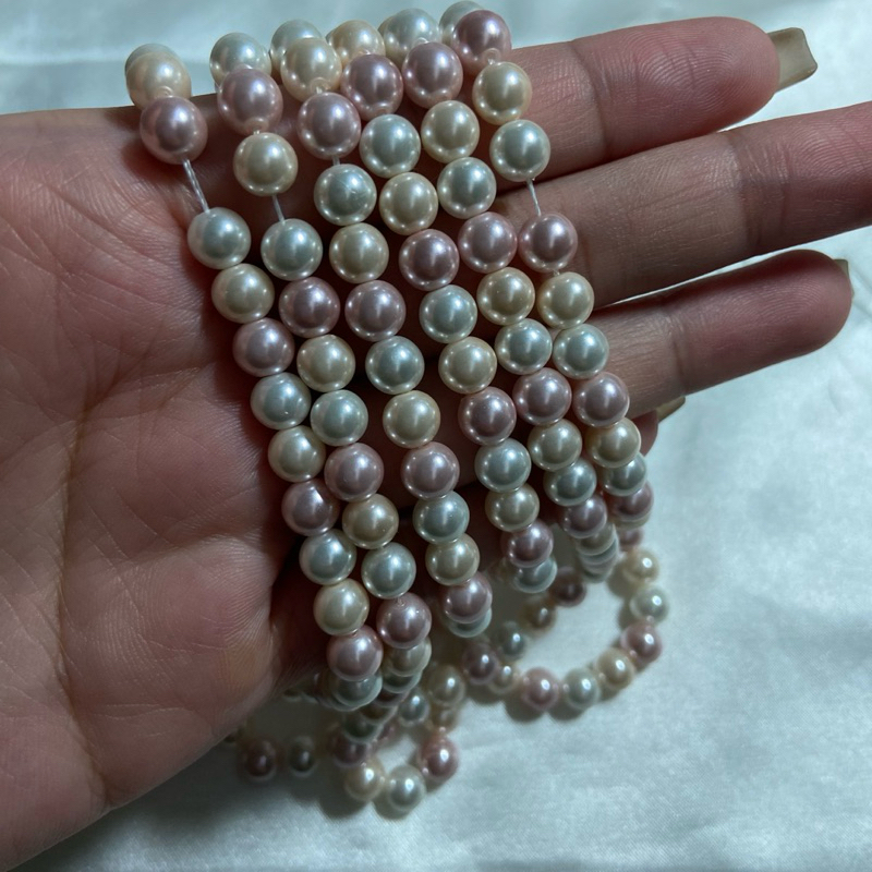貝珠半成品 三色貝珠 | 蝦皮購物