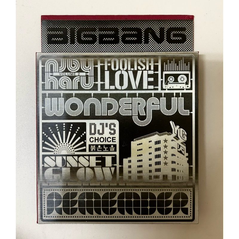 二手CD，BIGBANG ，第二張專輯「REMEMBER」(韓國進口版)，2008年