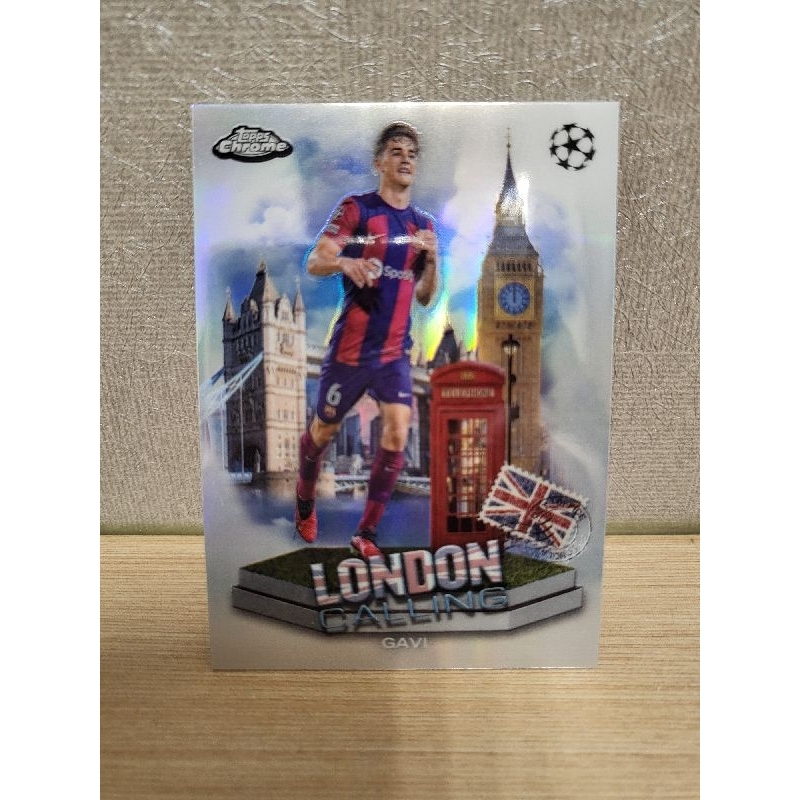 2024 Topps UEFA Gavi London Calling特卡球員卡 蝦皮購物