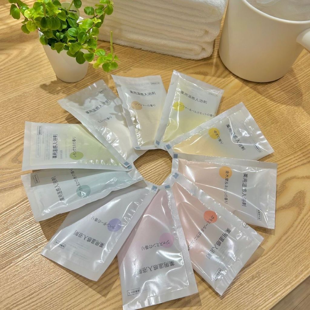 【代購】 無印良品 MUJI 日本製 入浴劑 40g 分包裝 溫感 浴鹽 泡湯 泡澡 泡澡粉 隨身包 | 蝦皮購物