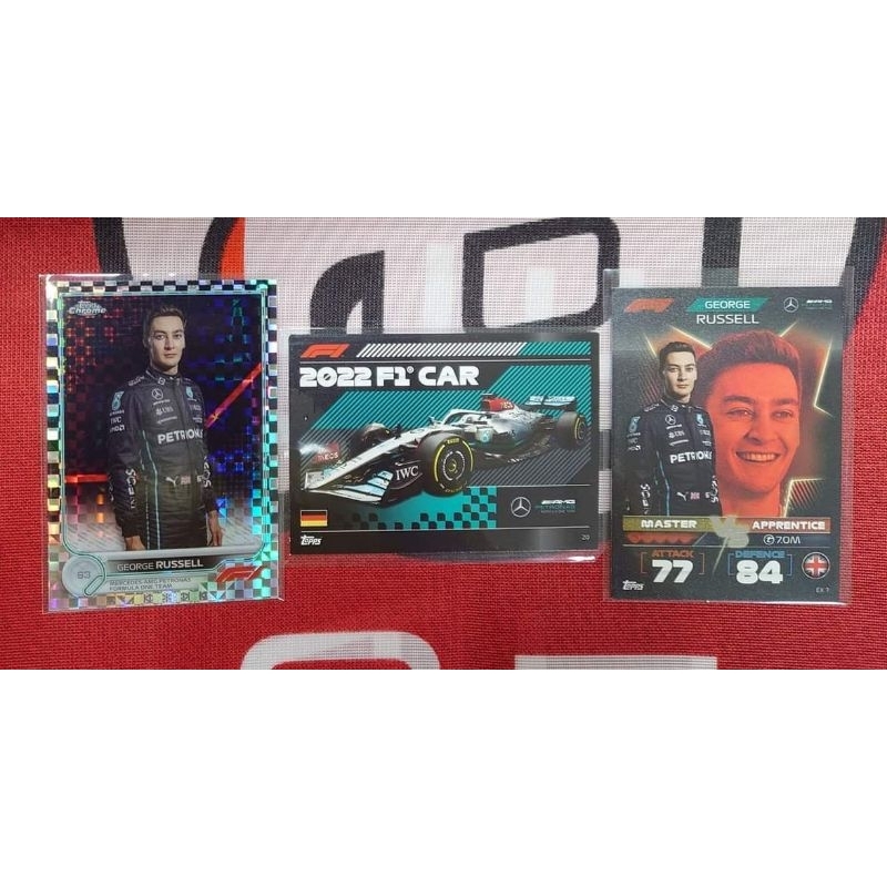【F1】George Russell 車手小卡 收藏卡 閃卡 (1) | 蝦皮購物