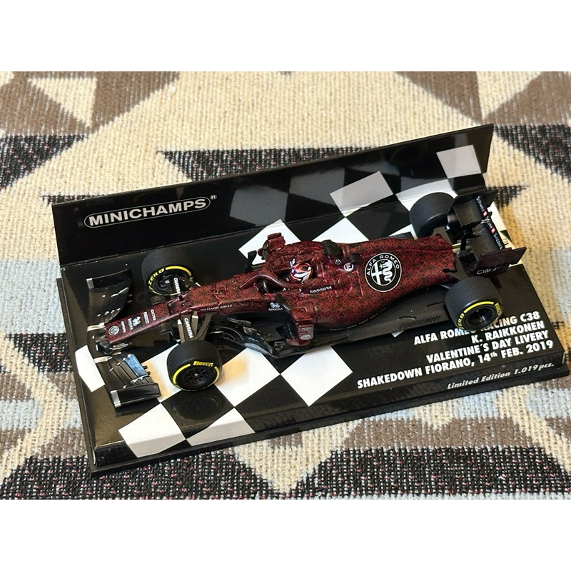 售出欣賞】Alfa Romeo Racing C38 Kimi Raikkonen 情人節測試特殊塗裝