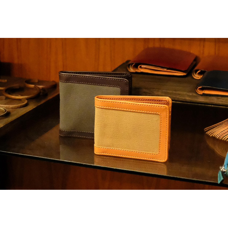 高貴不貴 聖誕節禮物首選 Filson Packer Wallet 美製 卡其色 斜紋帆布 拼接皮革 對折短夾 多卡夾層 | 蝦皮購物