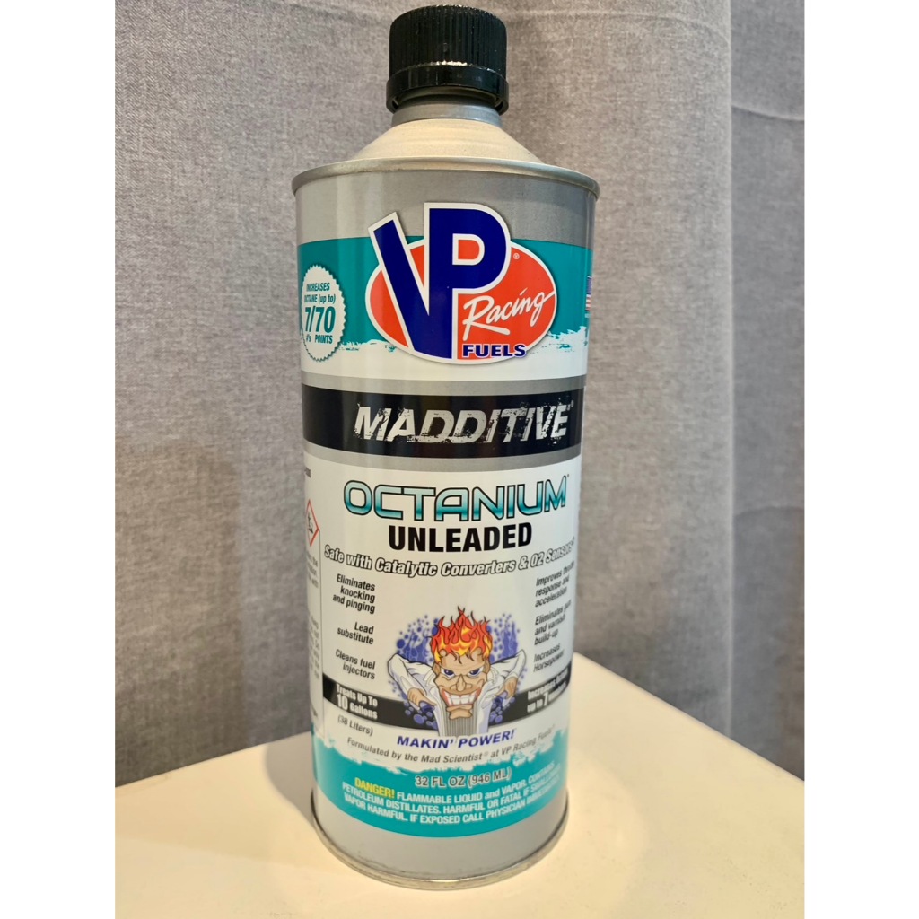VP Racing Fuels 29505 Octanium® Unleaded 汽油精 辛烷值提升劑(有觸媒專用) | 蝦皮購物