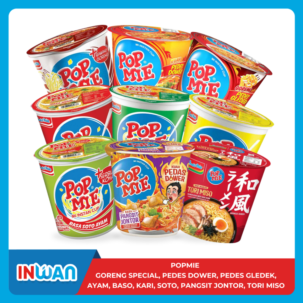 印尼 POPMIE CUP 杯麵 POPMI 香蔥雞肉 MIE GELAS 炒麵 泡麵 碗麵 | 蝦皮購物