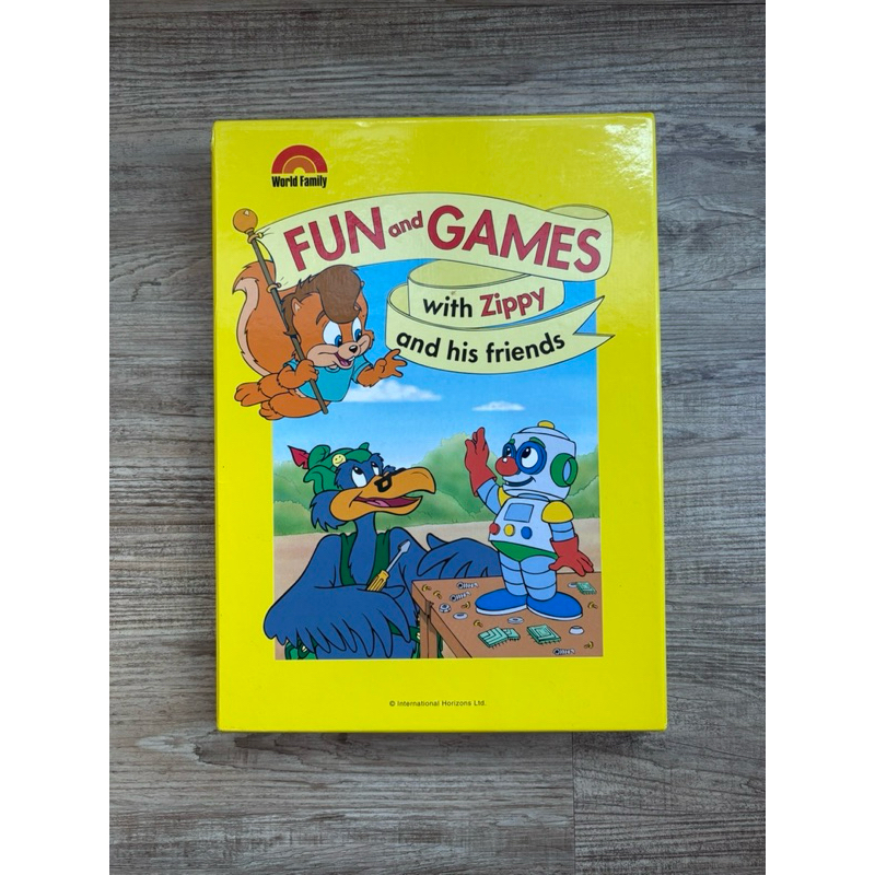 二手寰宇家庭fun and games -with zippy and his friends CD+活動貼紙