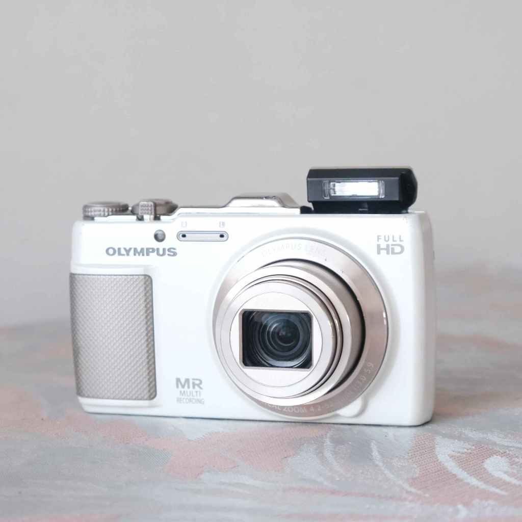 Olympus STYLUS SH-25mr 早期Cmos 數位相機(廣角化妝模式魔術濾鏡