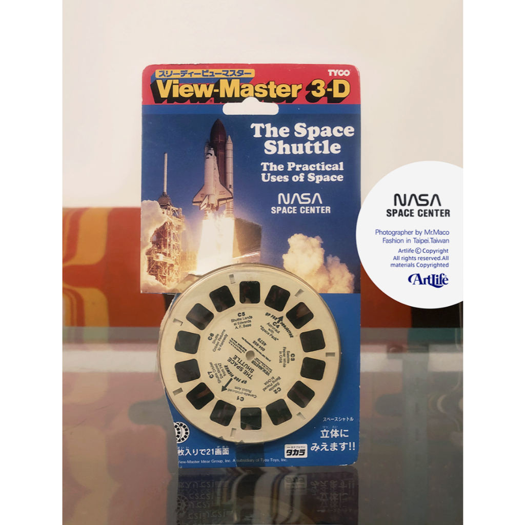 Artlife ㊁ 3D ViewMaster TYCO タカラ 1991 NASA SPACE 火箭 太空梭 幻燈底片 | 蝦皮購物