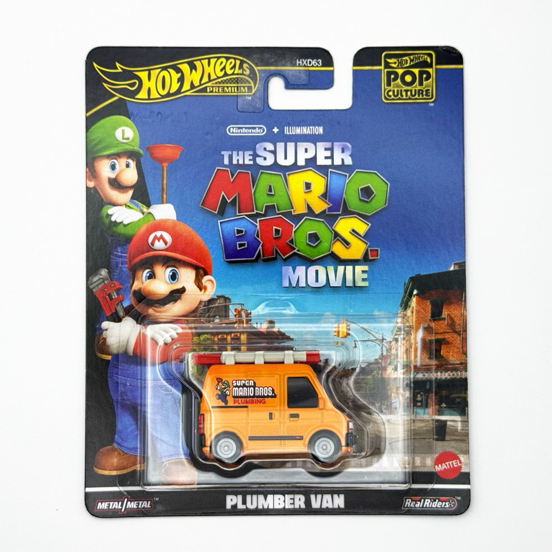 風火輪 Hot Wheels Premium 瑪利歐兄弟 電影版 Super Mario Plumber Van | 蝦皮購物