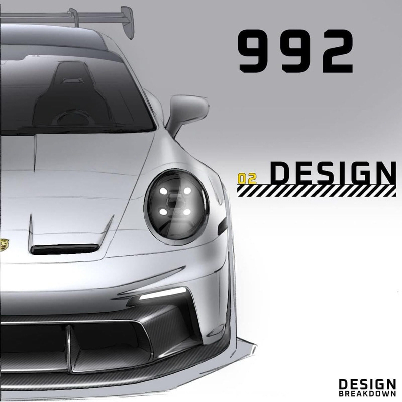 ADRO x PORSCHE 992 GT3碳纖維空力套件 | 蝦皮購物