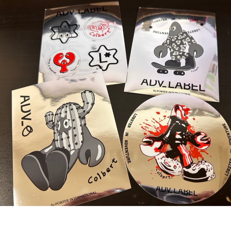 Porter 新品牌「ADV_ LABEL」貼紙 筆電貼紙 安全帽 貼紙 | 蝦皮購物