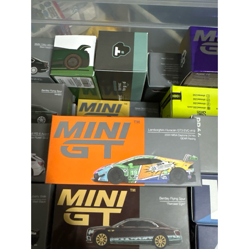 mini gt 1/64 552 藍寶堅尼 GT3 EVO LAMBORGHINi | 蝦皮購物