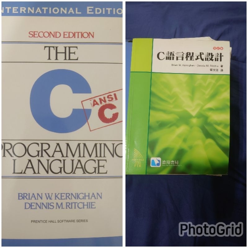 C語言The C programming language second edition原文書+中譯本 | 蝦皮購物