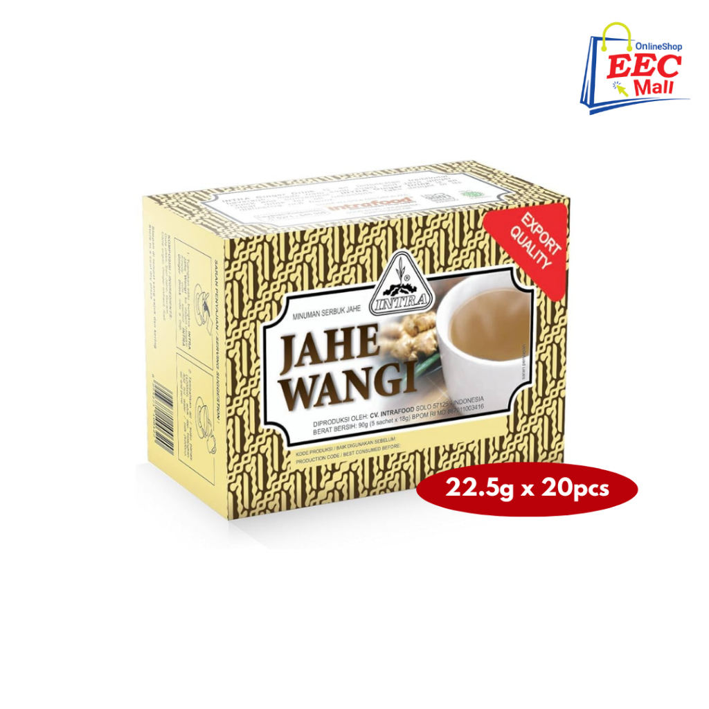 印尼INTRA Jahe Wangi Minuman Jahe 薑茶包薑母茶姜母晶22.5g*20pcs