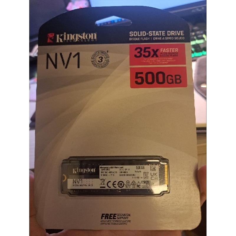金士頓 Kingston NV1 500G 500GB NVMe PCle SSD SNVS/ 500G | 蝦皮購物