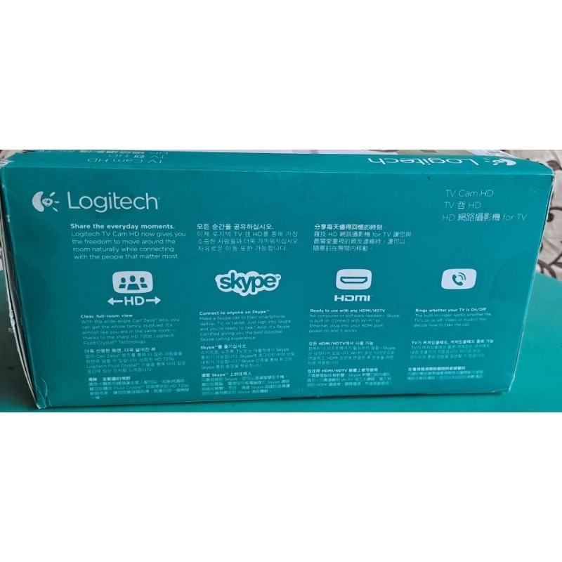 NO:1863#Logitech羅技 skype for TV HD 網路攝影機V-R0002 | 蝦皮購物