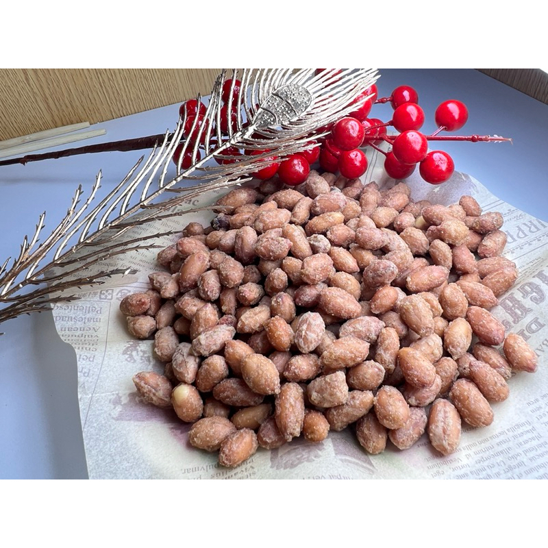 臺灣經典古早糖炒花生 花生粒 即食花生 熟花生 甜花生花生粒300g 600g | 蝦皮購物