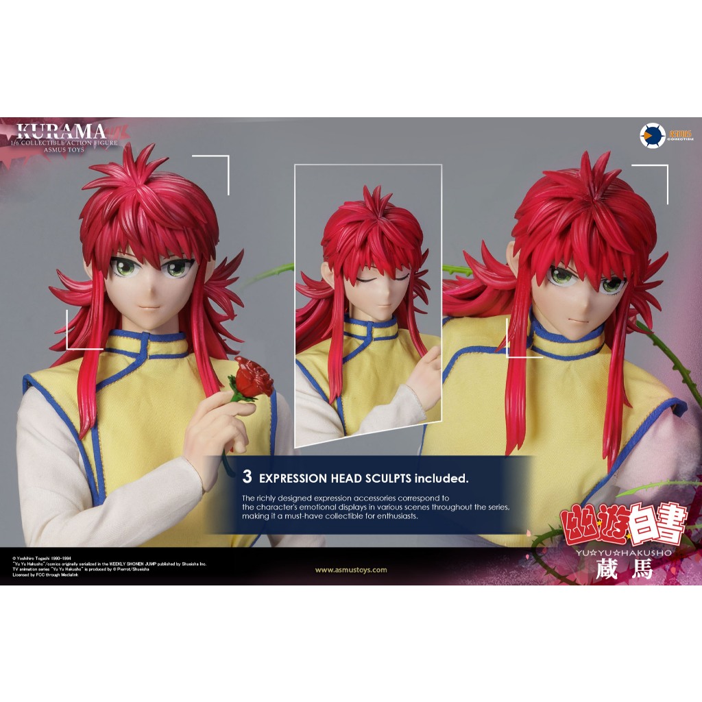 神經玩具】現貨Asmus Toys 幽遊白書1/6 妖狐藏馬南野秀一雙人組豪華版