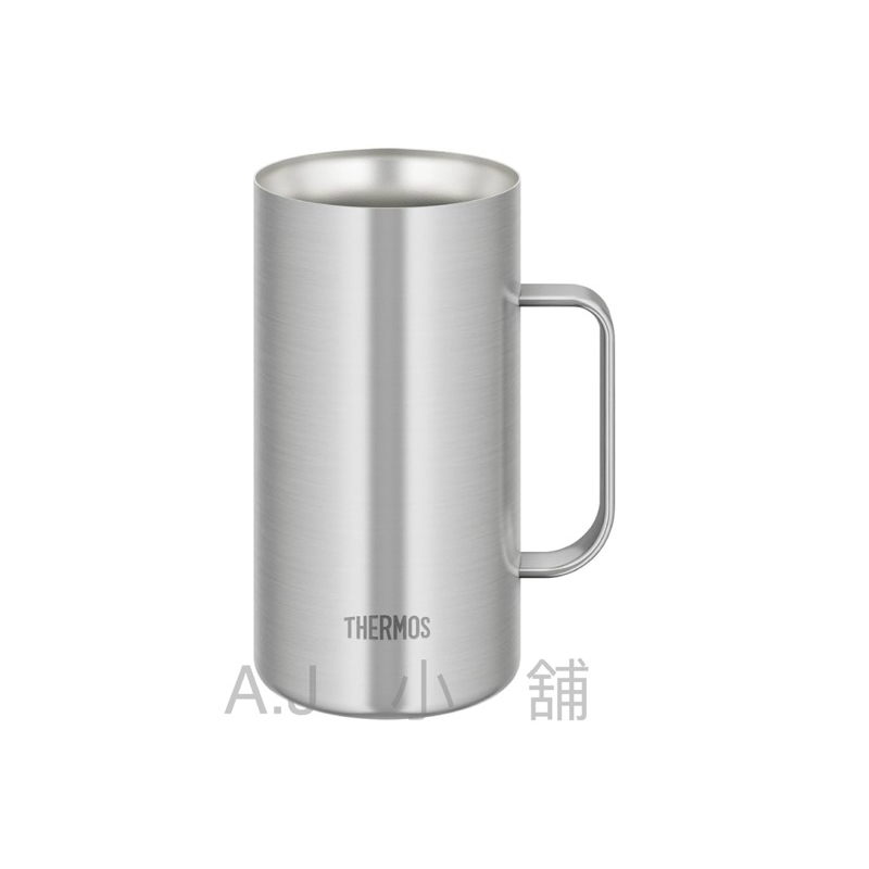 新款！！THERMOS 膳魔師真空斷熱啤酒杯1L 不銹鋼可機洗保溫保冷啤酒杯