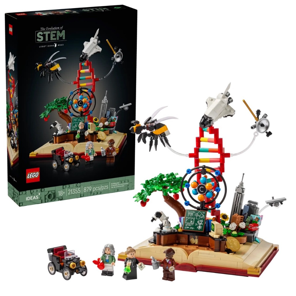 LEGO 21355 STEM 的演變 The Evolution of STEM 樂高® Ideas【必買站】樂高盒組 | 蝦皮購物