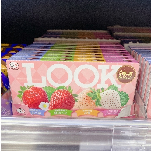 預購⭐️KK.JP Select⭐️日本 不二家 LOOK 季節限定 四種口味 綜合草莓巧克力 12入 | 蝦皮購物