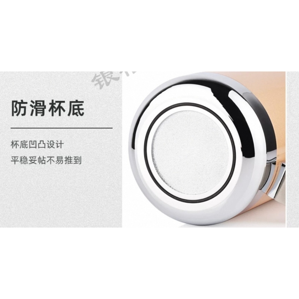 絕對銀飾專賣】999純銀內膽辦公杯上善若水辦公水杯500ml 內膽銀重80克