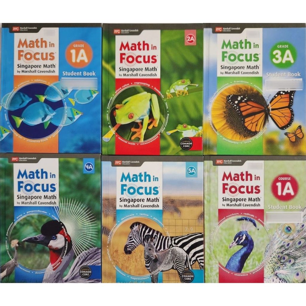 Math in Focus Grade K-6 展示用書出清 | 蝦皮購物
