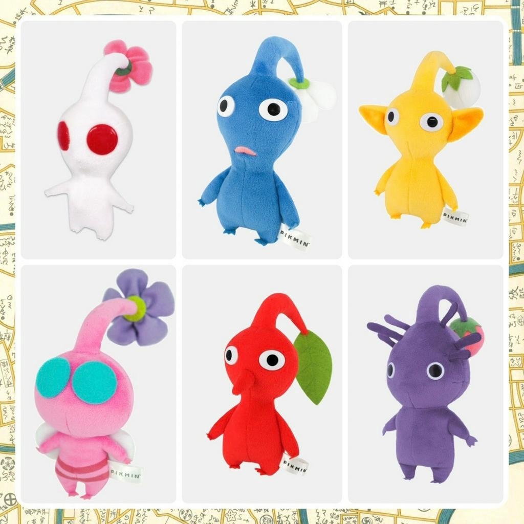 小巴趴趴造》現貨有發票！日本任天堂正品【皮克敏娃娃】Nintendo Pikmin 皮可敏娃娃 歐慶 恰比 莫斯 | 蝦皮購物