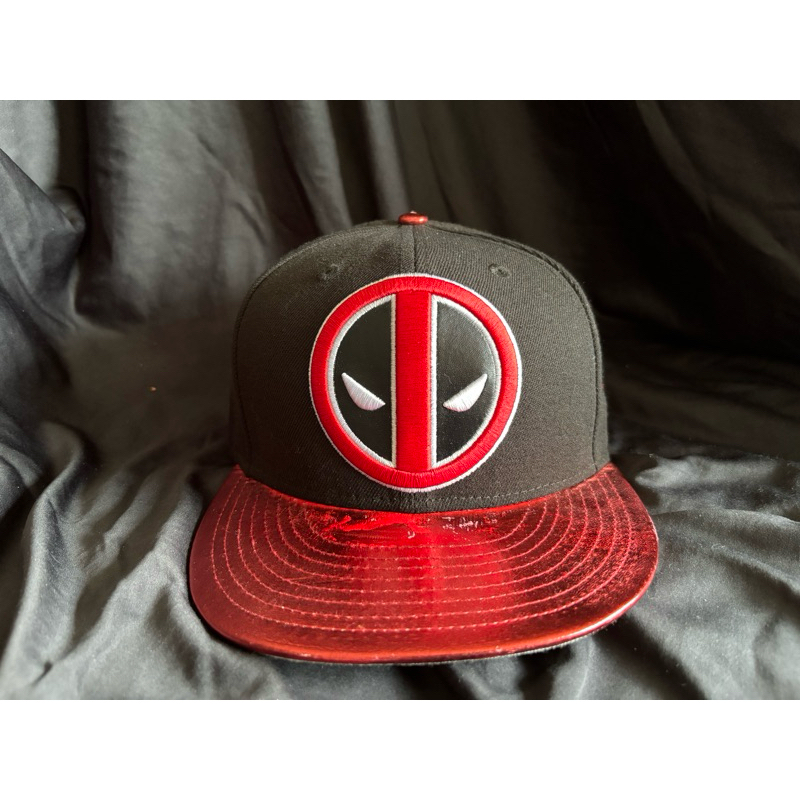 二手古著Marvel x New Era Deadpool死侍 logo Snapback棒球帽 | 蝦皮購物
