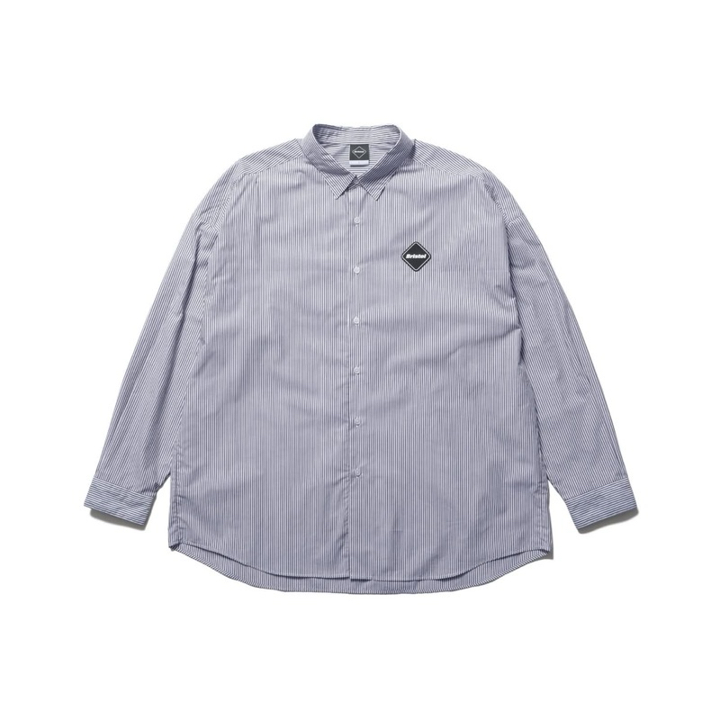 25SS F.C.R.B BIG LOGO L/S BAGGY SHIRT 全新正品FCRB | 蝦皮購物