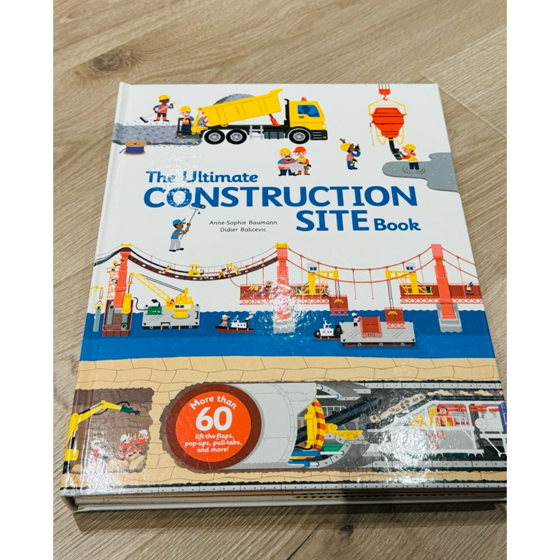 The Ultimate Construction Site Book 陸海空建築工程大集合（操作遊戲書） 蝦皮購物
