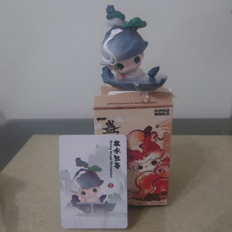 泡泡瑪特【二手】Dimoo 一盞風月系列 確認款-泉水生春、屋脊神獸 | 蝦皮購物