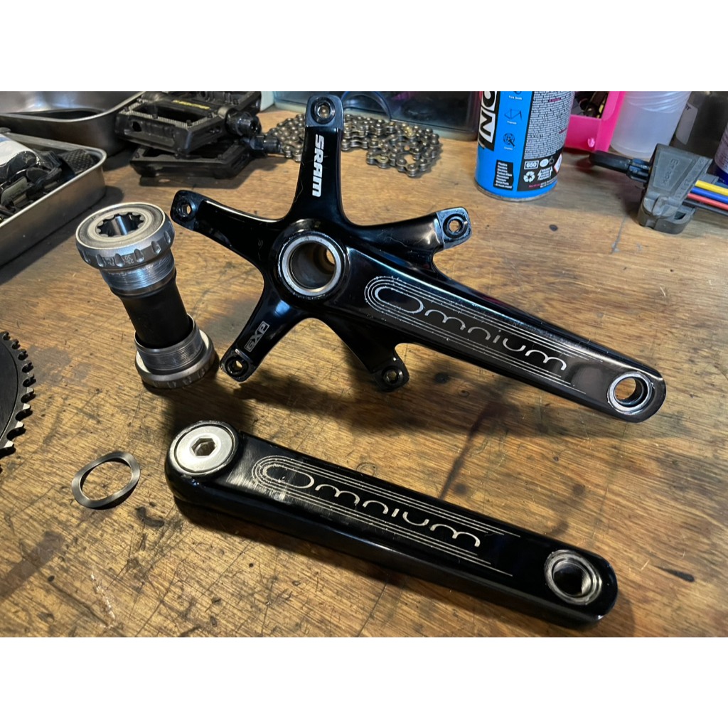 Sram Omnium 165mm Sram Omnium Crankset 48 165mm Bicycle Crank Sram