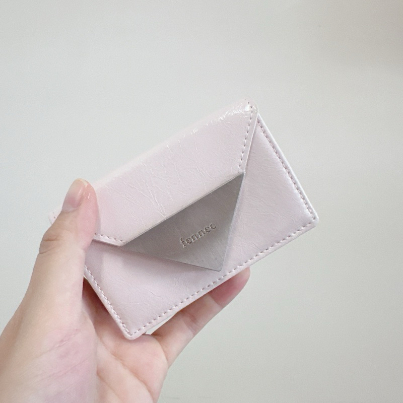 ★Fennec★ CRINKLE TRIANGLE TRIPLE WALLET COOL PINK FM2PK07 MUSINSA | fennec CRINKLE TRIANGLE TRIPLE WALLET - COOL PINK