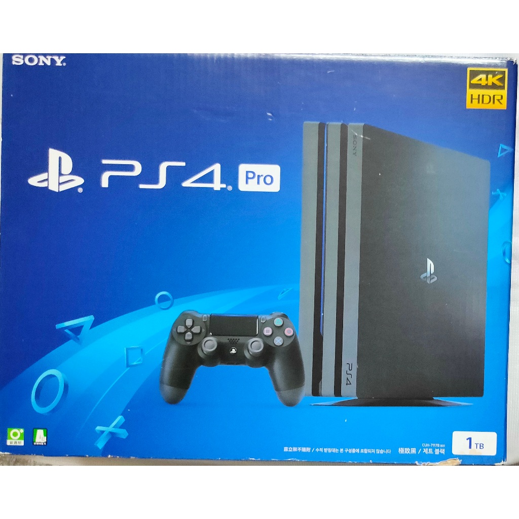 PS4 PRO 7117B 1TB SSD 12.50 主機 極致黑 8.9成新 附原廠紙箱 台灣公司貨 | 蝦皮購物