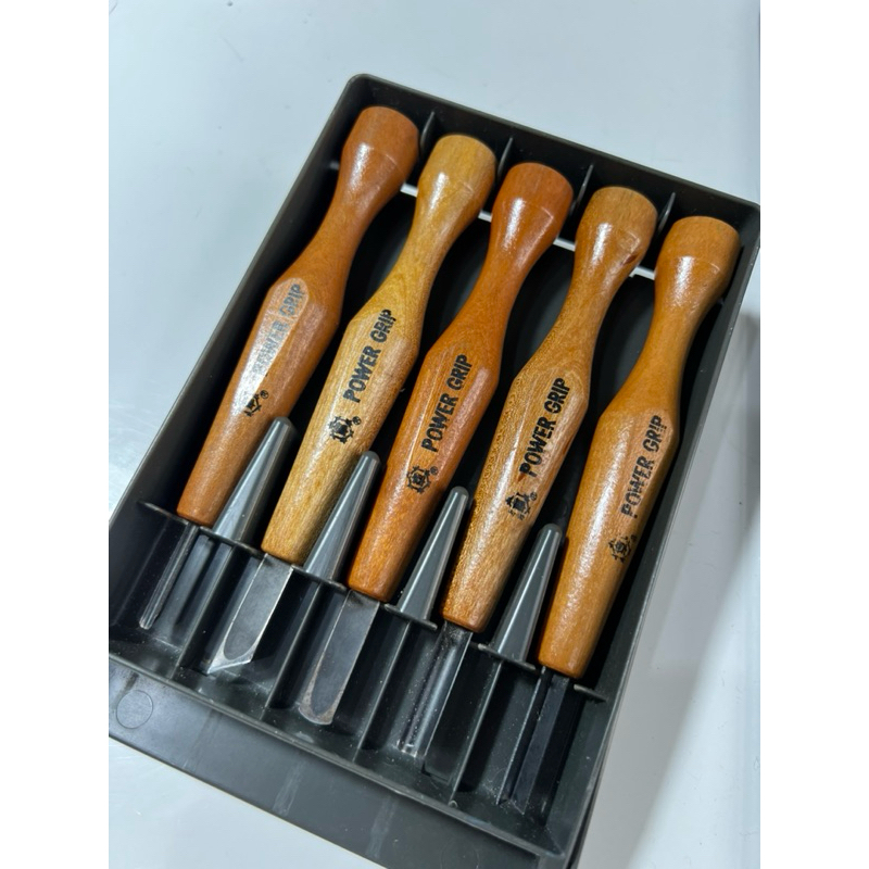 Japanischer Mini-Schnitzbeitel MIKISYO Power Grip mit U-Klinge - 9 mm